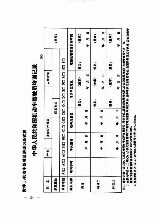 修改《机动车驾驶员培训管理规定》的决定24